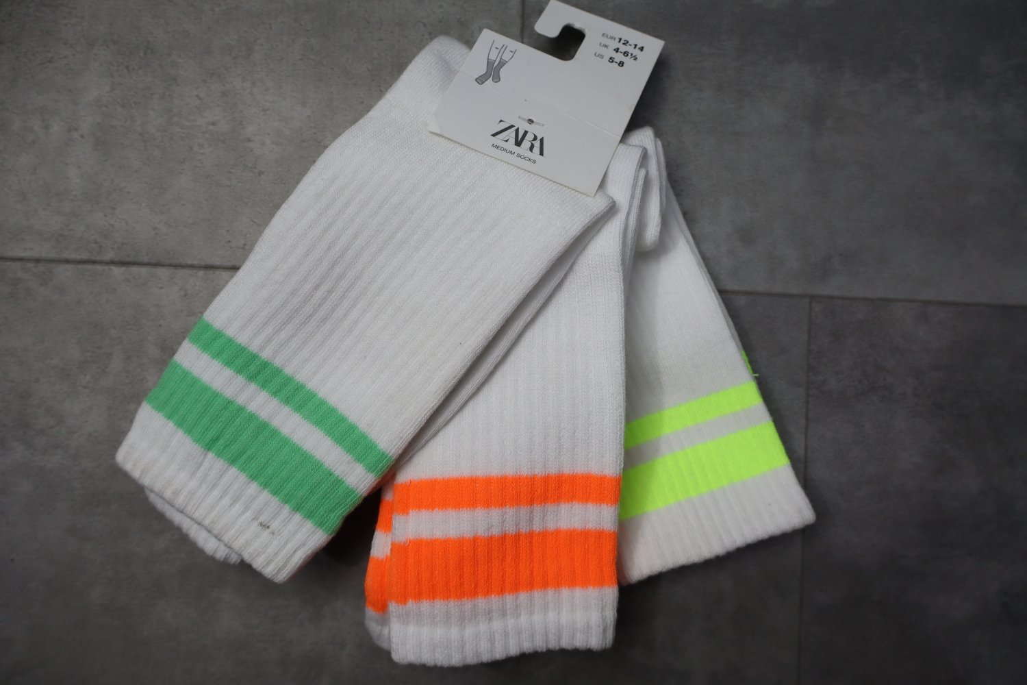 Zara 3-Pack of Striped Socks