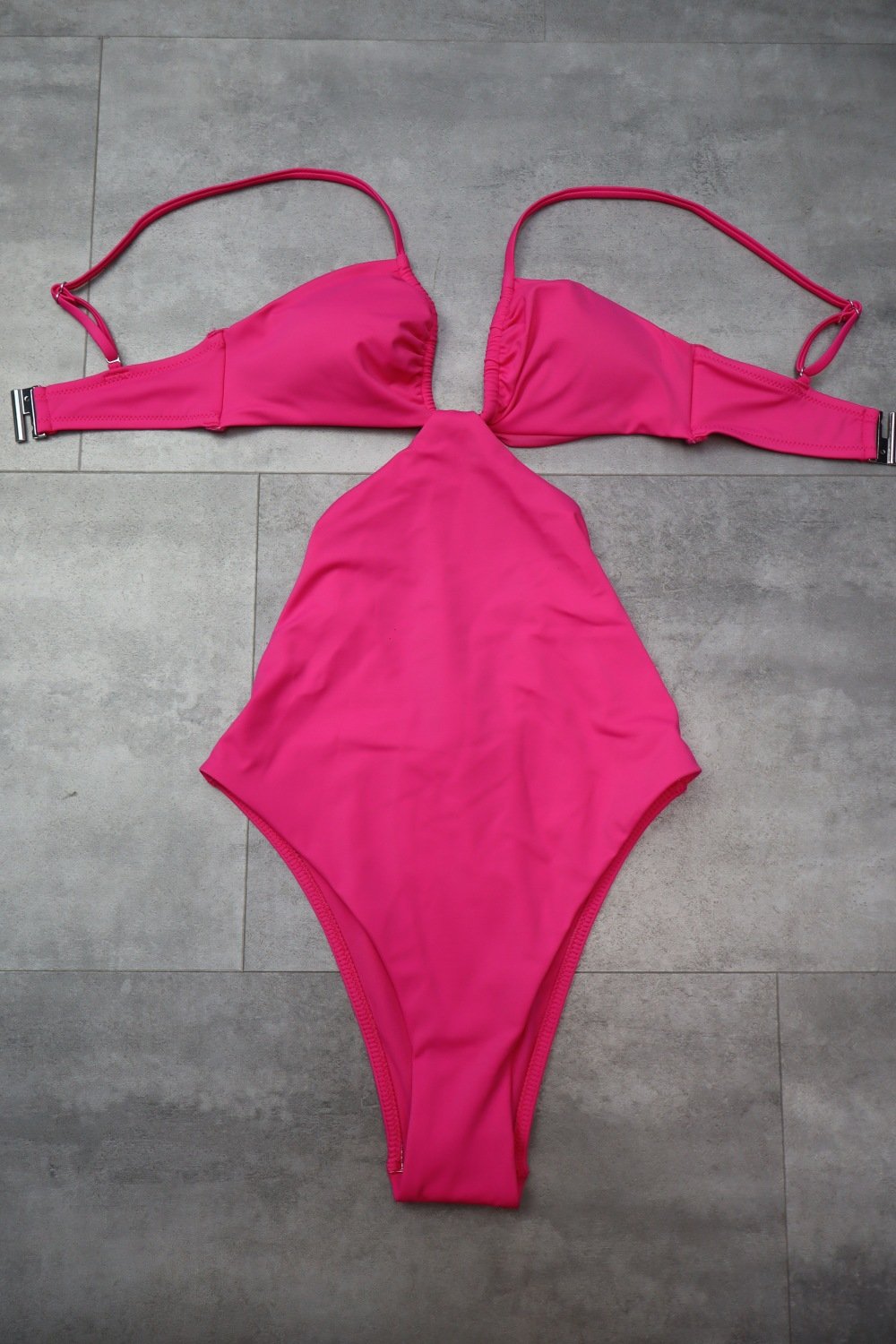 OYSHO Bandeau Cut-Out Swimsuit