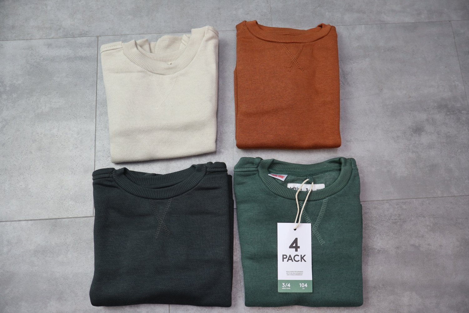 Lefties Pack of 4 Basic Sweatshirts