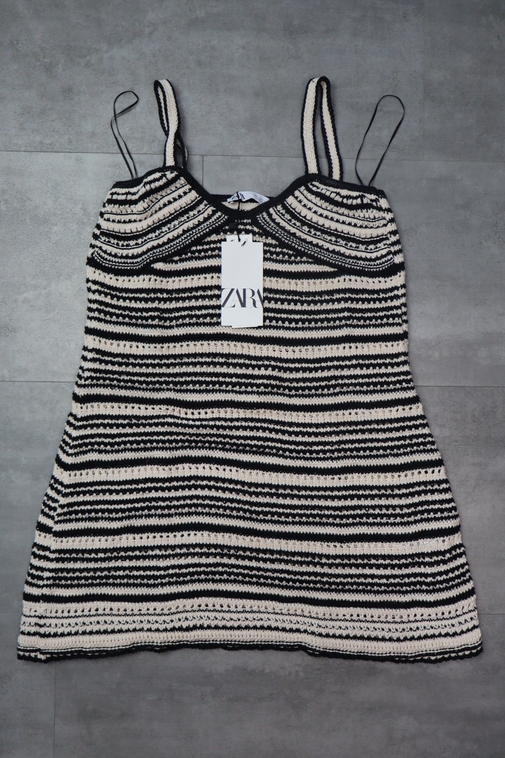 Zara Rustic Striped Knit Dress