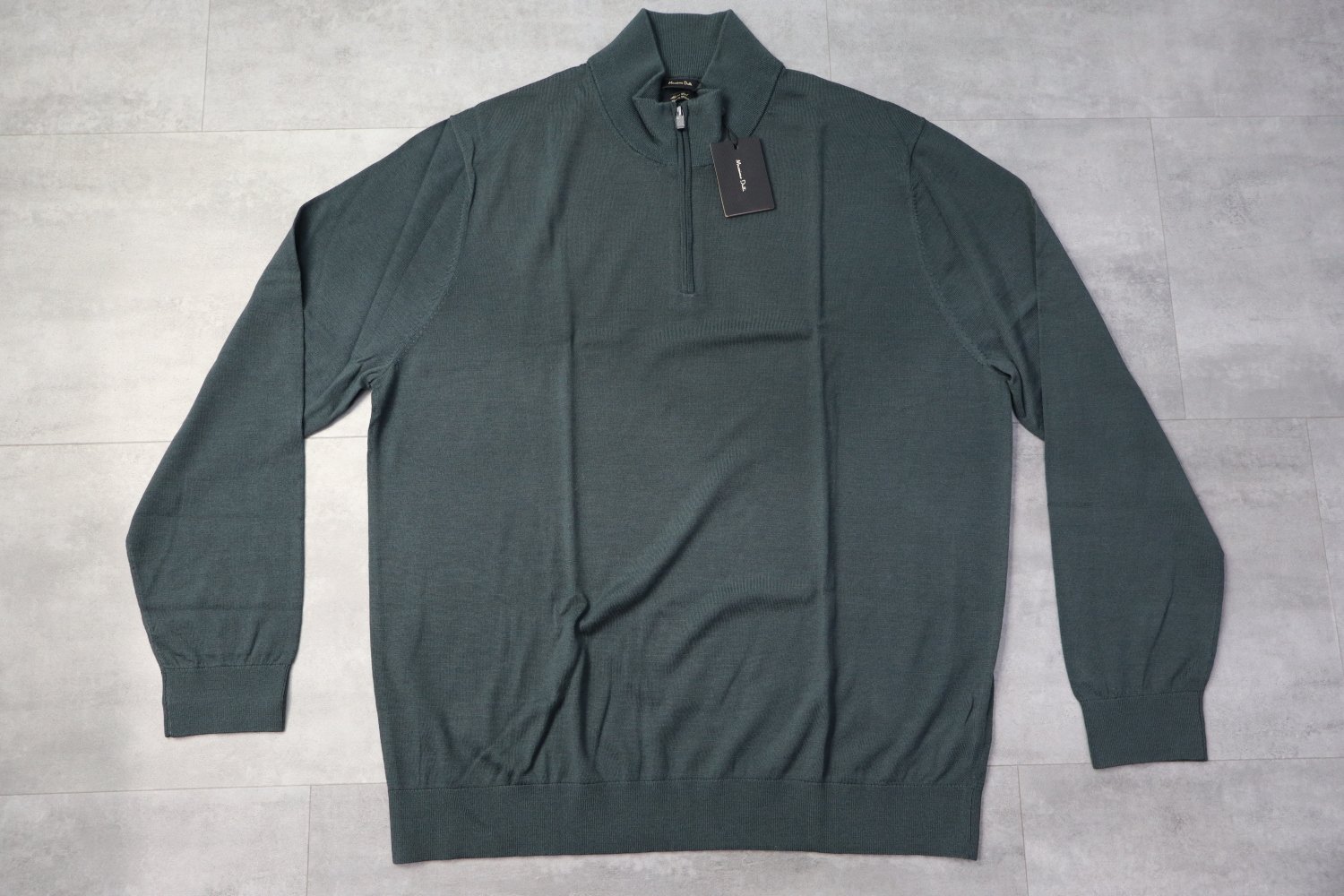 Massimo Dutti Merino Wool Mock Neck Sweater