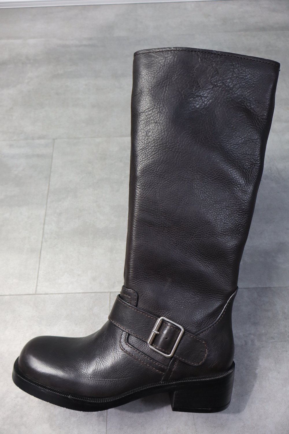 Zara Leather Biker Boots