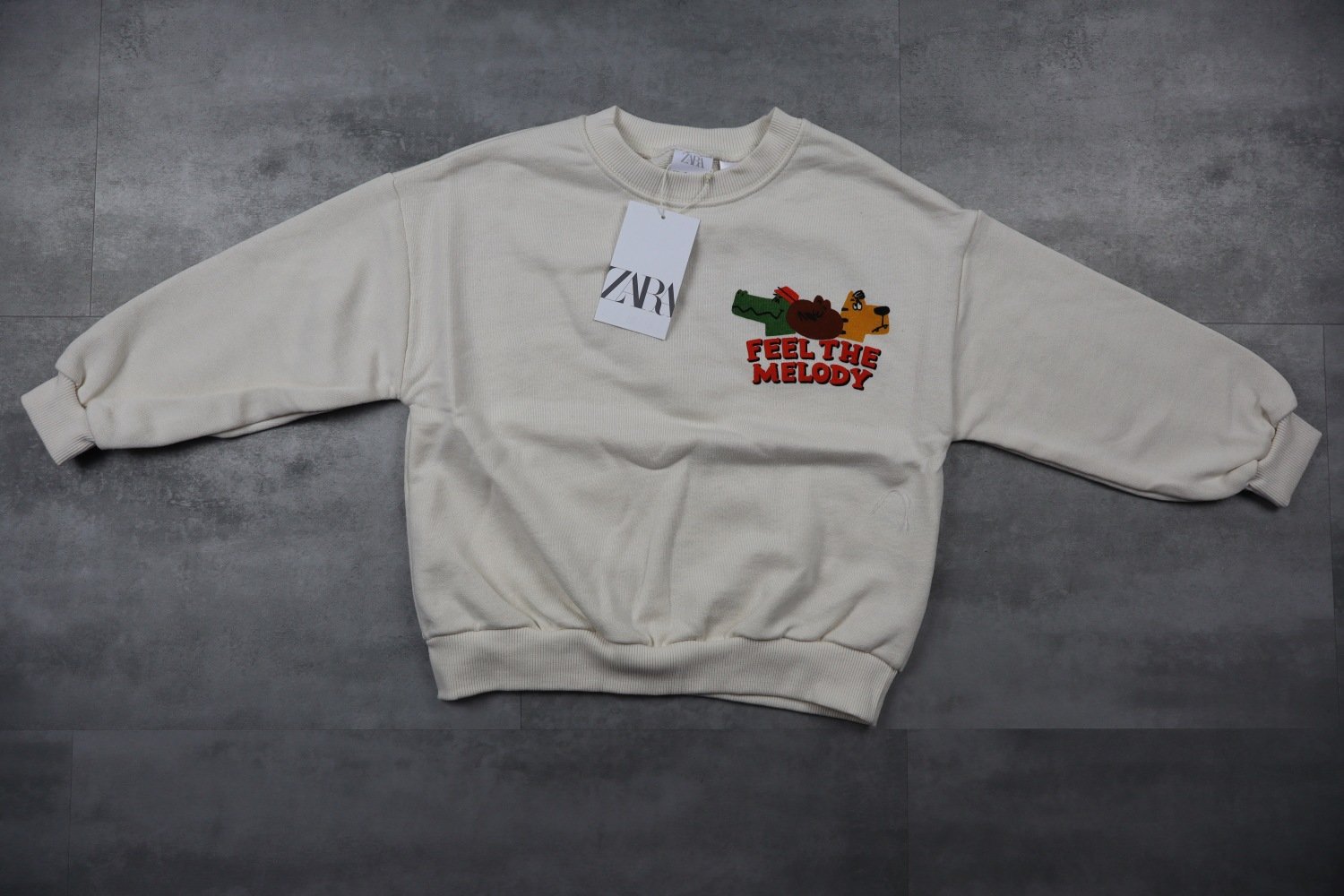 Zara Animal Print Sweatshirt