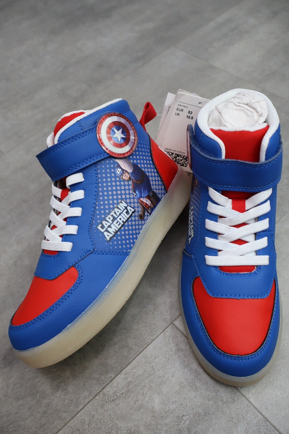 H&M Marvel Light-Up High-Top Sneakers
