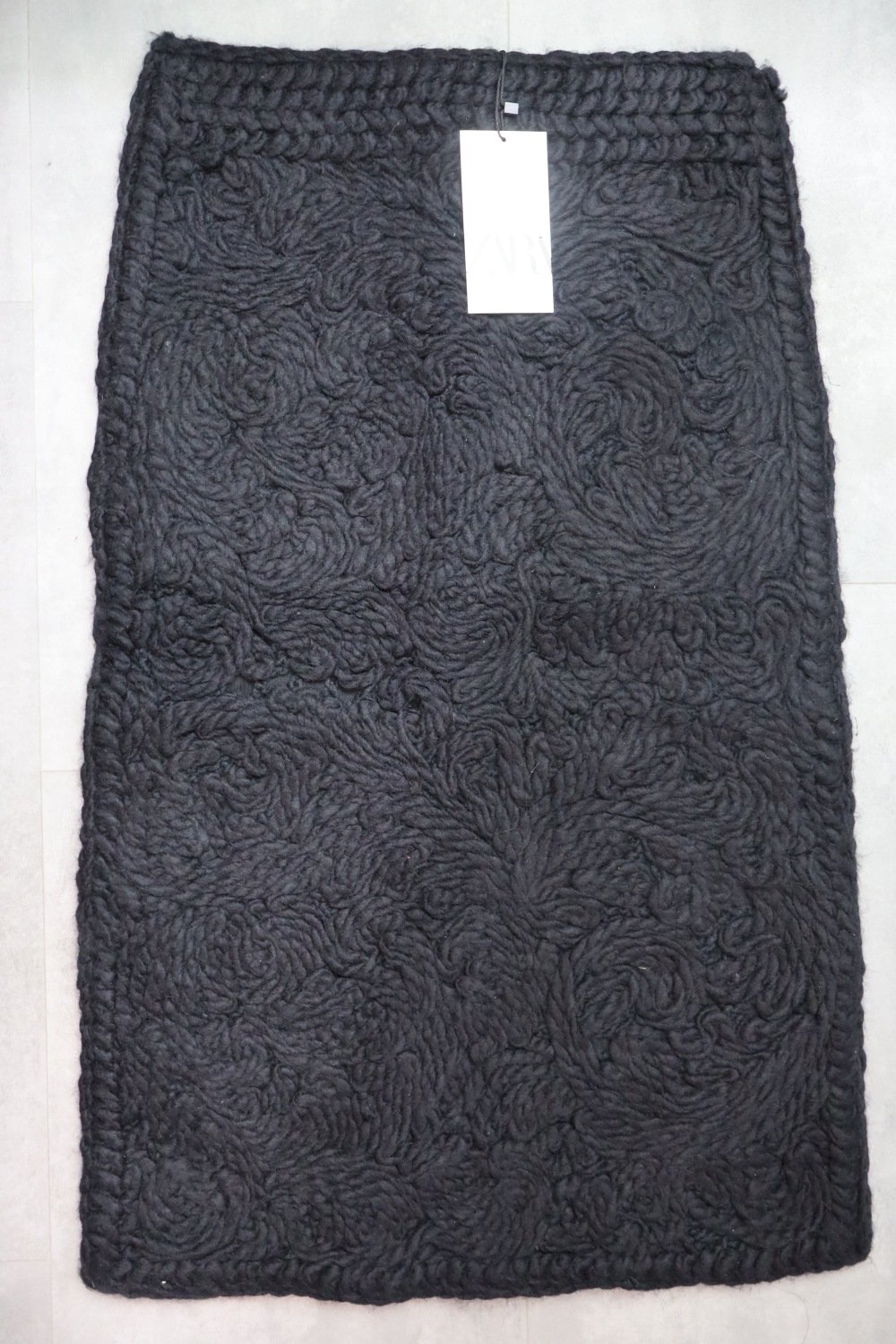 Zara Wool-Blend Midi Skirt