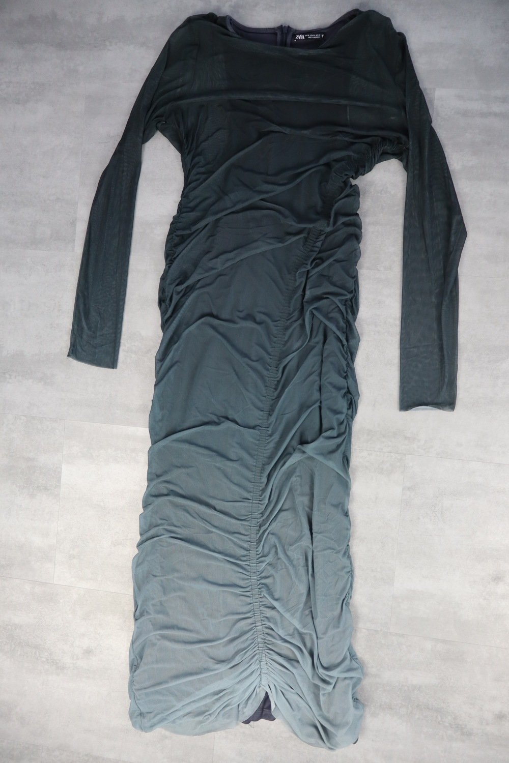 Zara Lined Dress With Ombré Effect