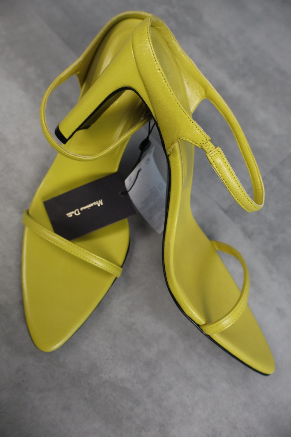 Massimo Dutti Strappy Leather Heeled Sandals