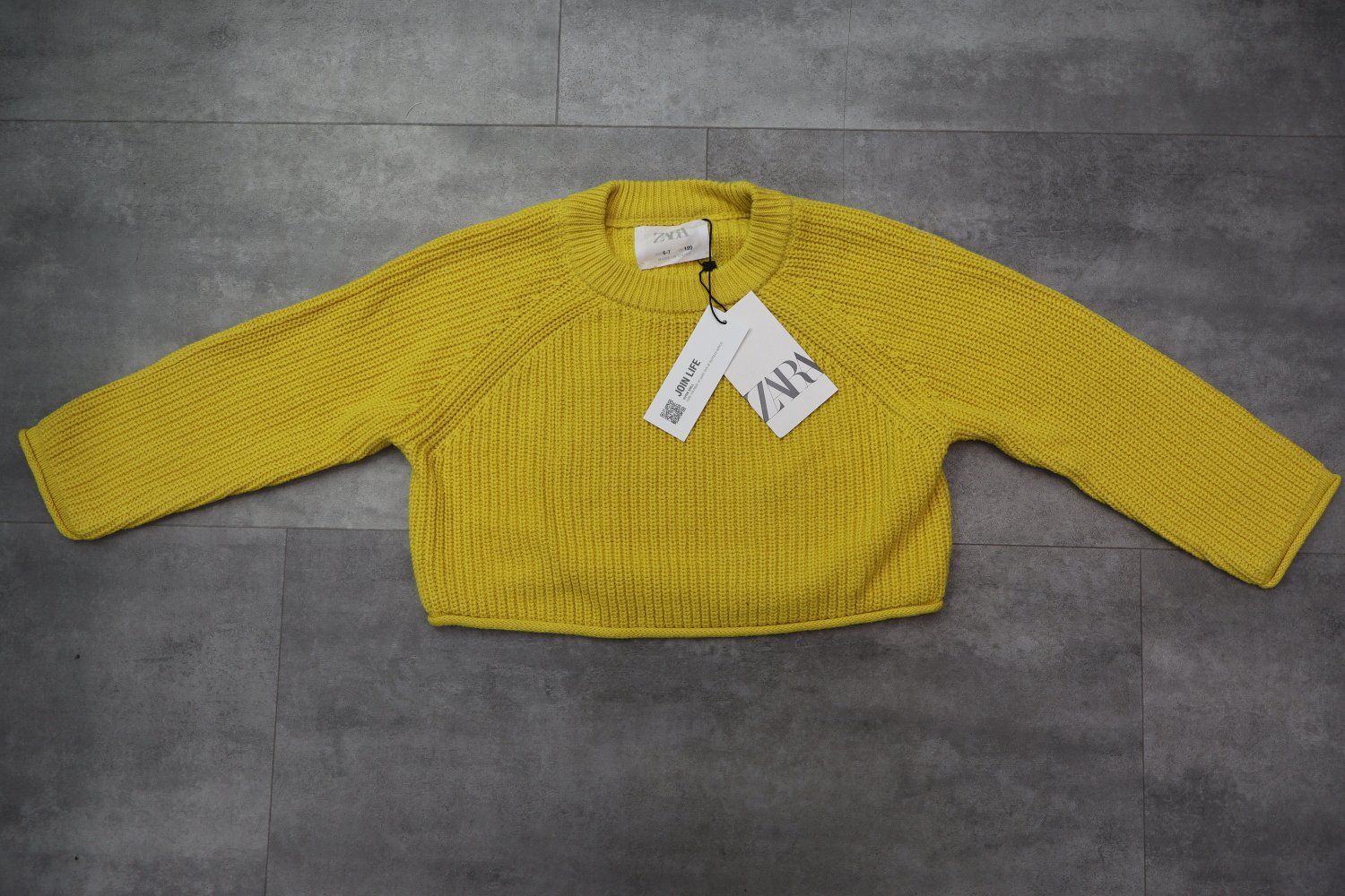 Zara Half Cardigan Knit Sweater