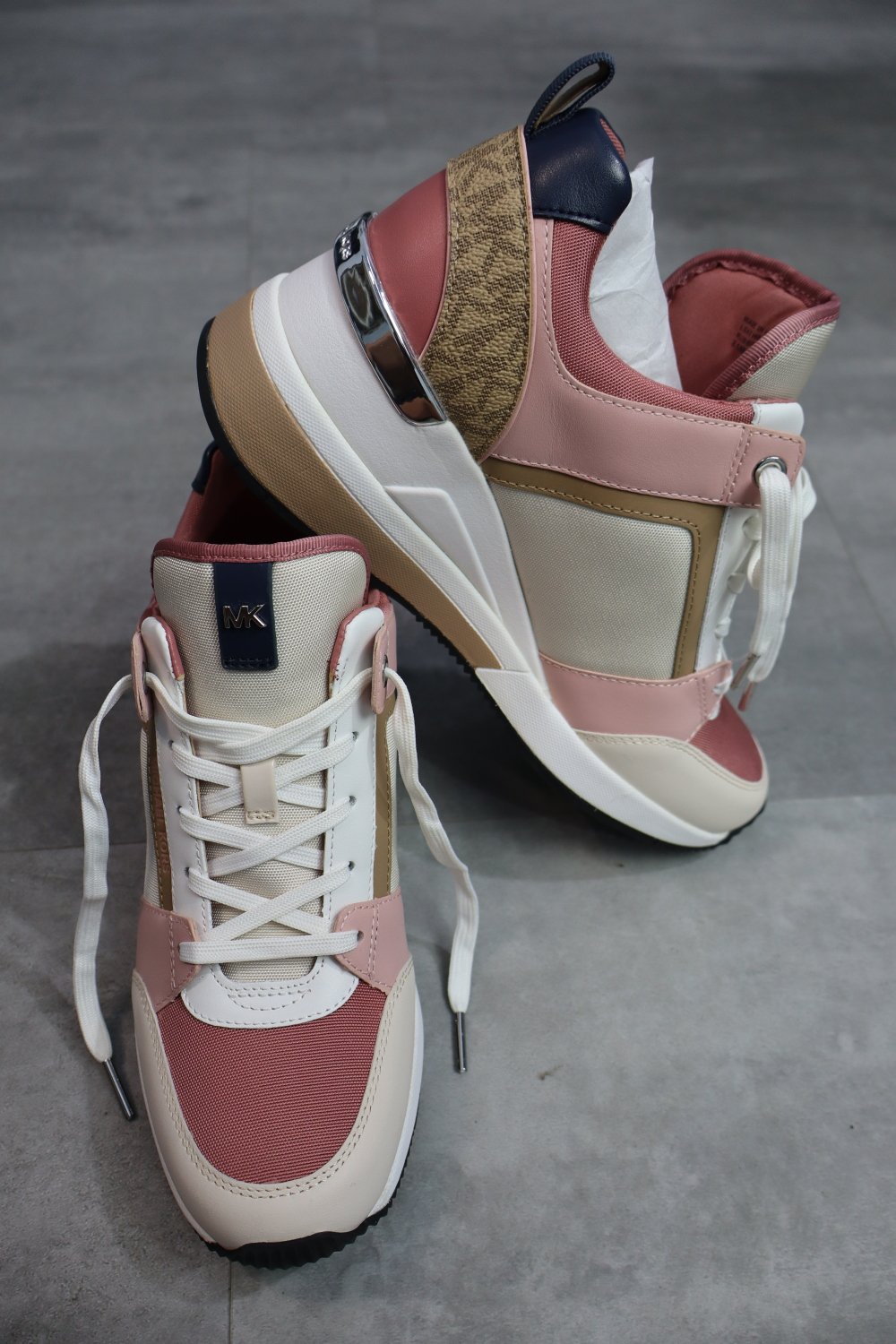 Michael Kors High-Top Leather Sneakers
