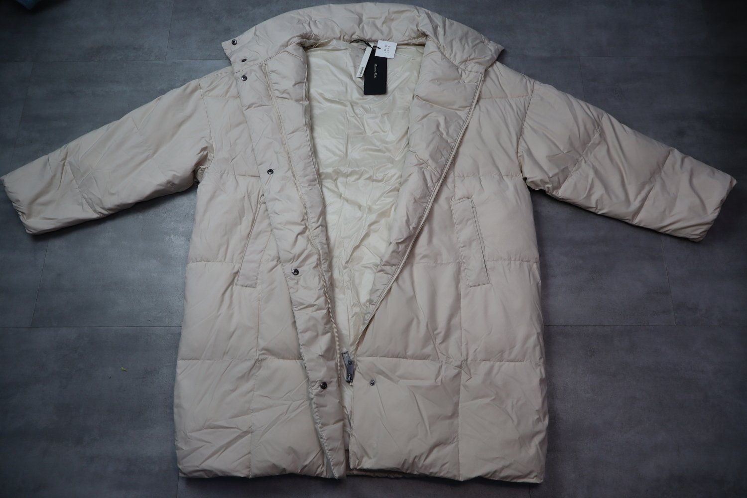 Massimo Dutti Long Puffer Coat