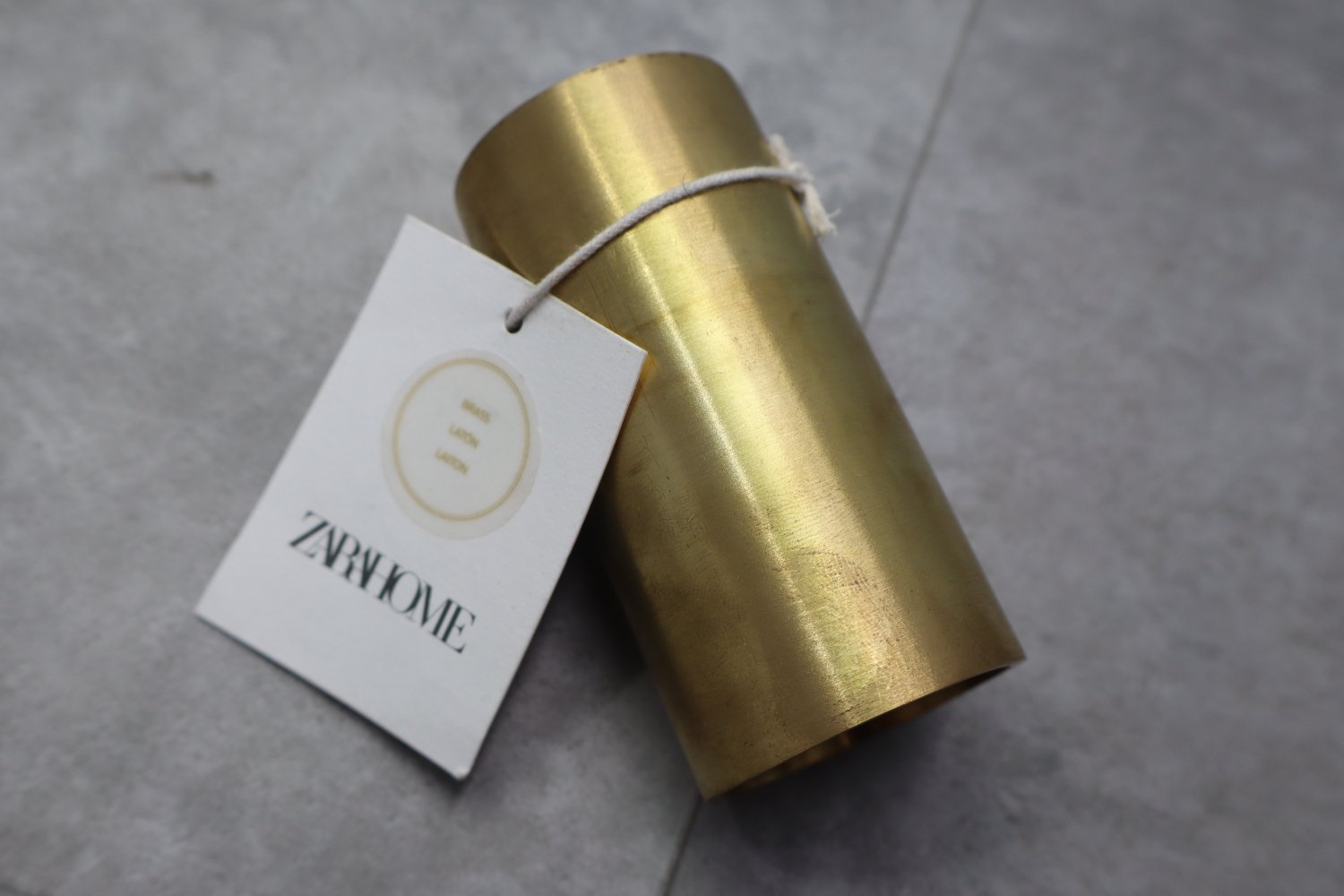 Zara Home Double Brass Candlestick