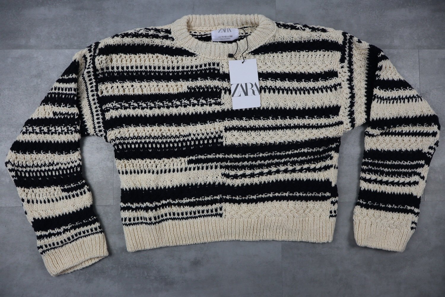 Zara Textured Knit Sweater