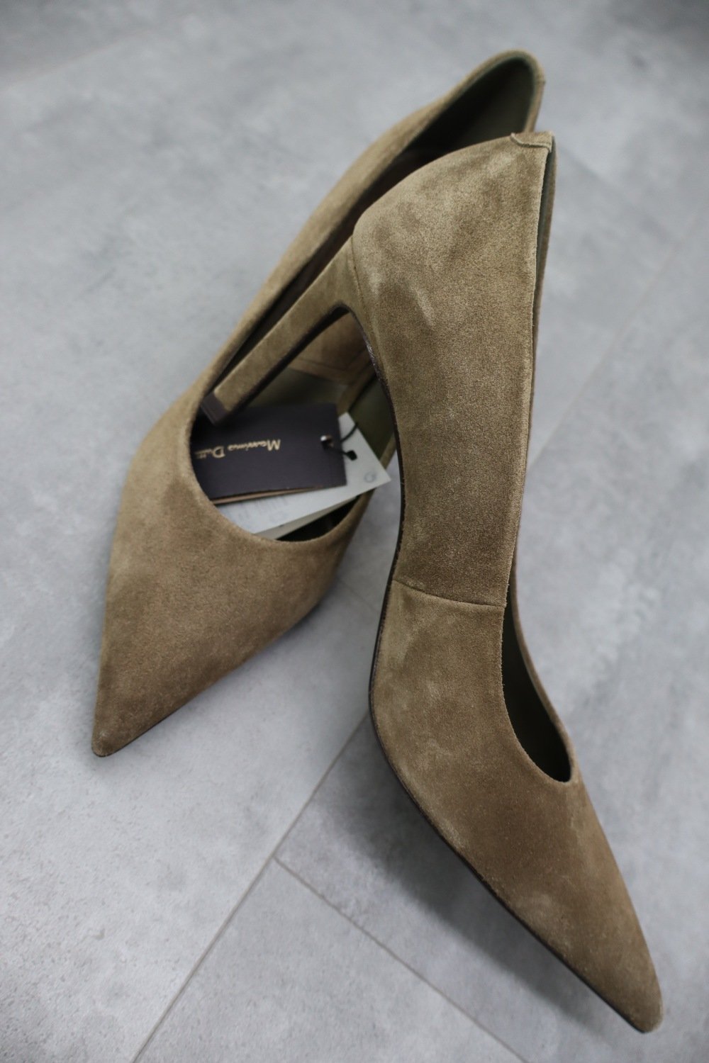 Massimo Dutti Suede High Heels