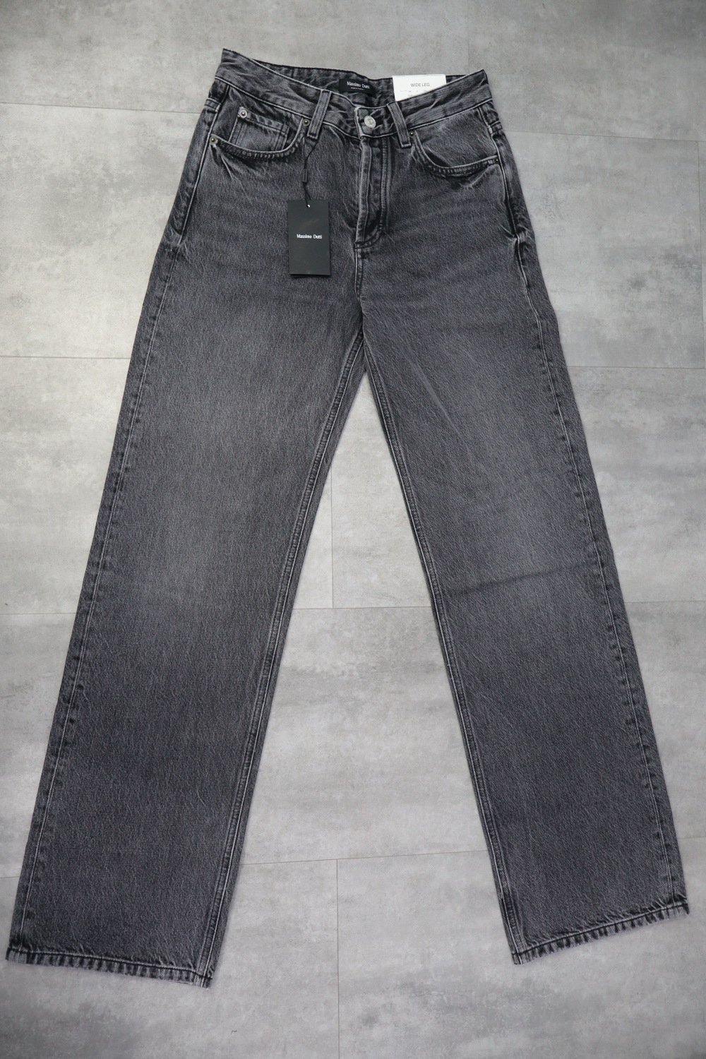 Massimo Dutti Mid-Waist Wide-Leg Jeans