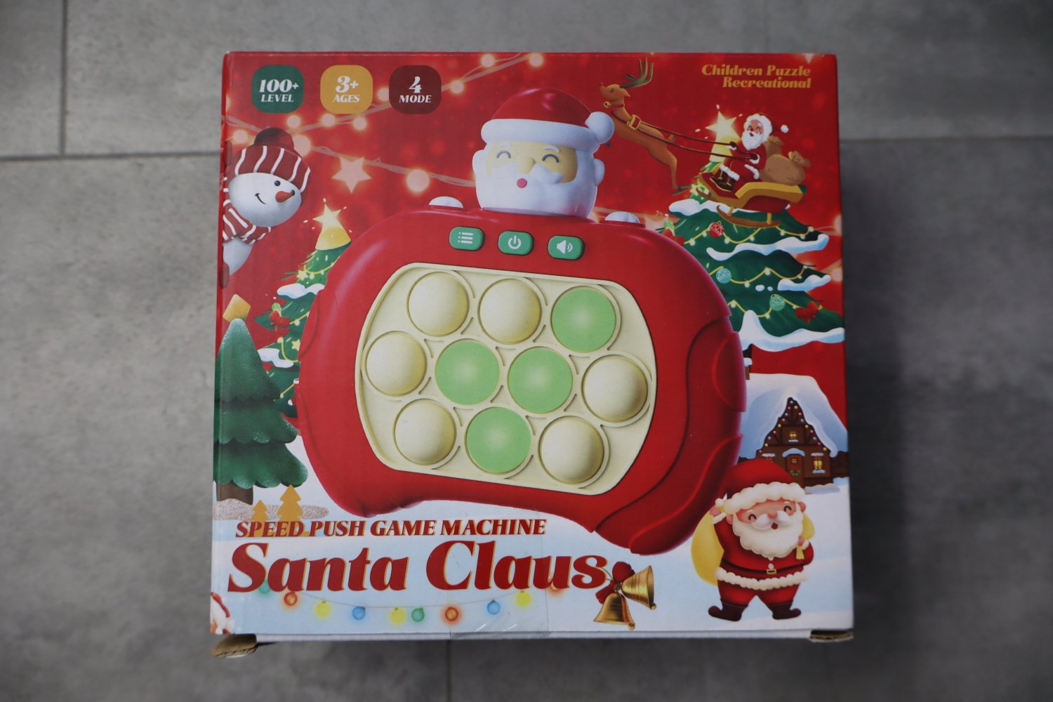 Santa Claus Speed Push Game Machine