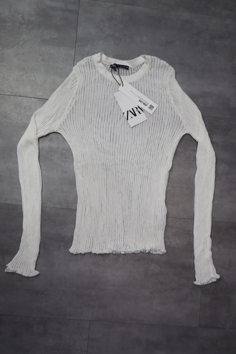 Zara Ribbed Knit Corset Top
