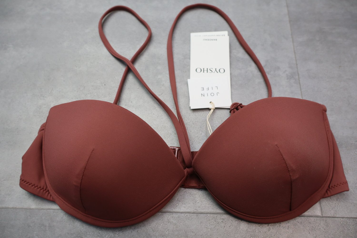 OYSHO Underwire Bandeau Bikini Top