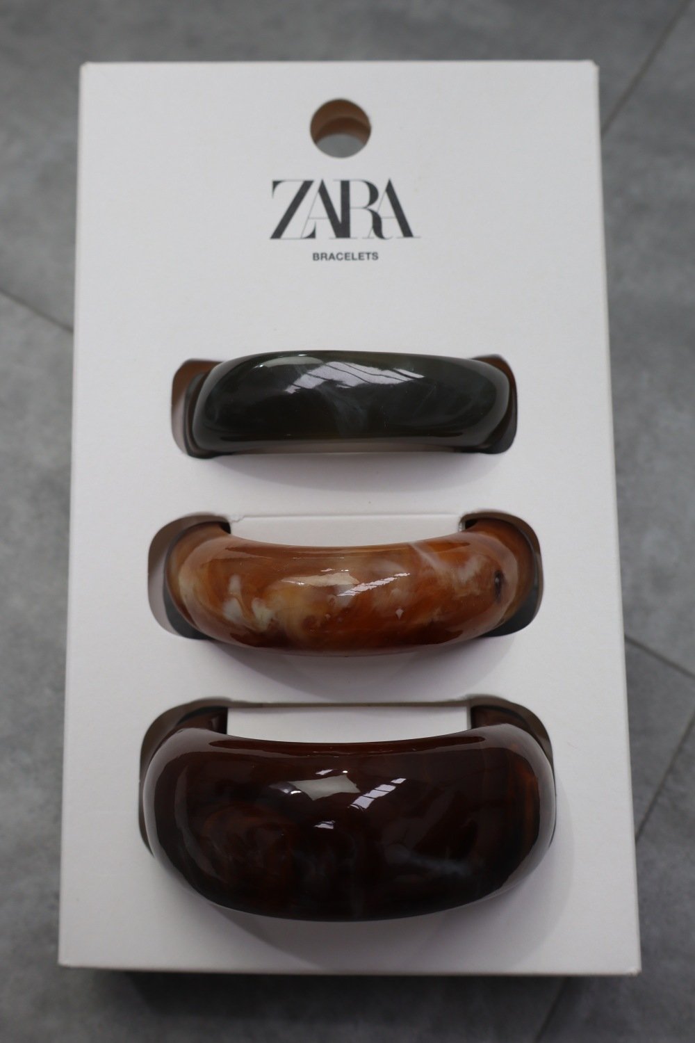 Zara Set of 3 Resin Bracelets