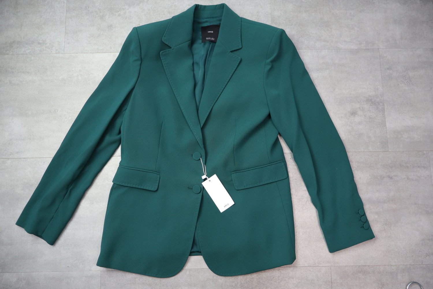 Mango Straight Suit Jacket