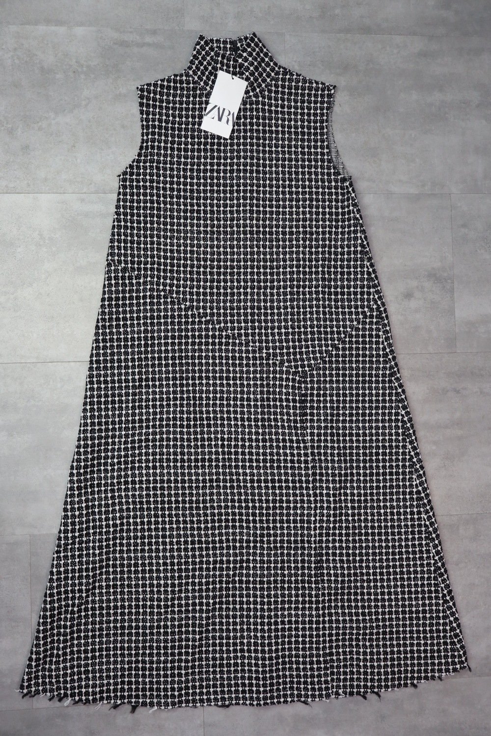 Zara Gingham Knit Dress