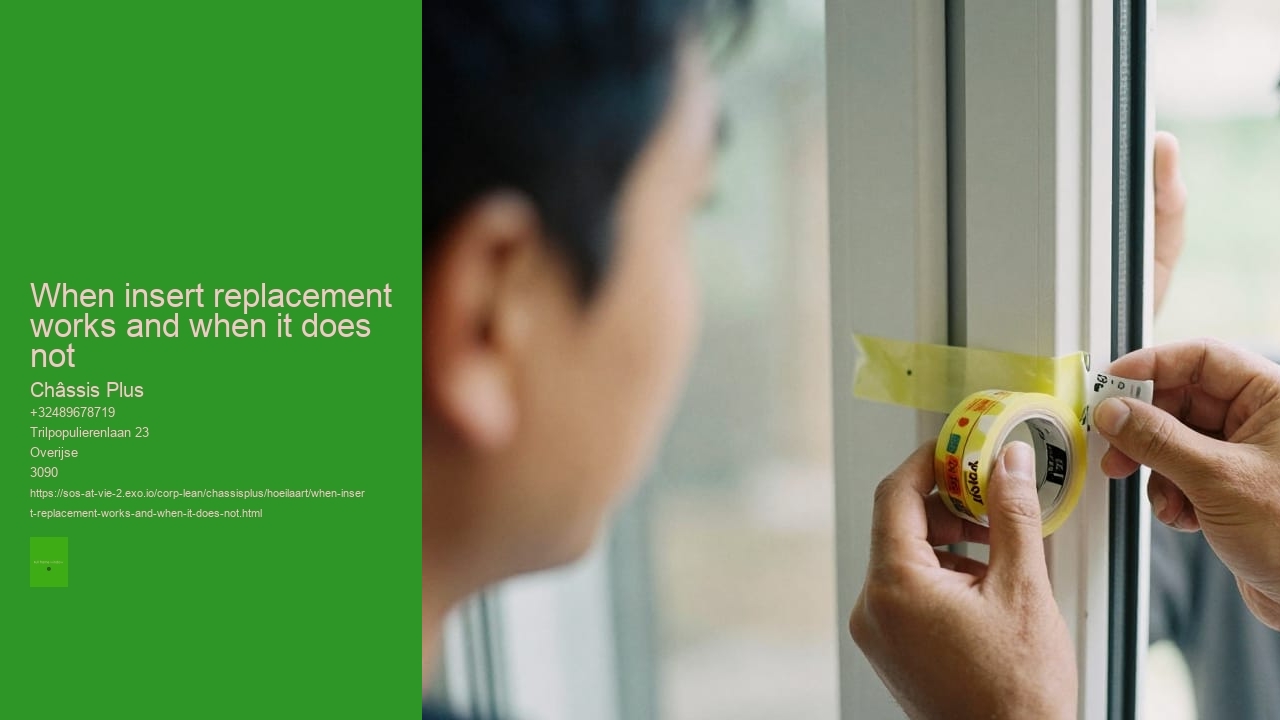 When insert replacement works and when it does not