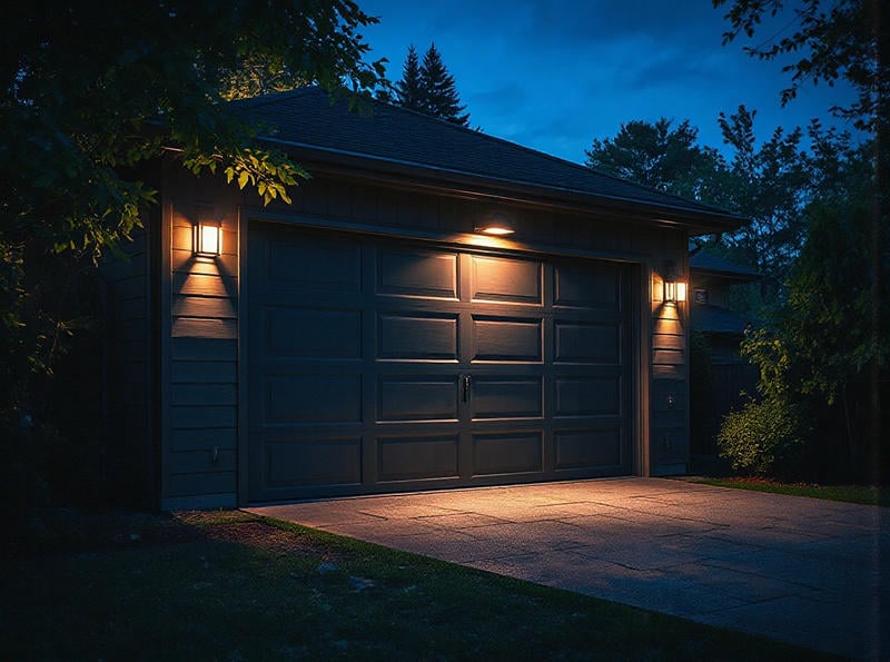 Using custom color matching to refresh repaired garage doors