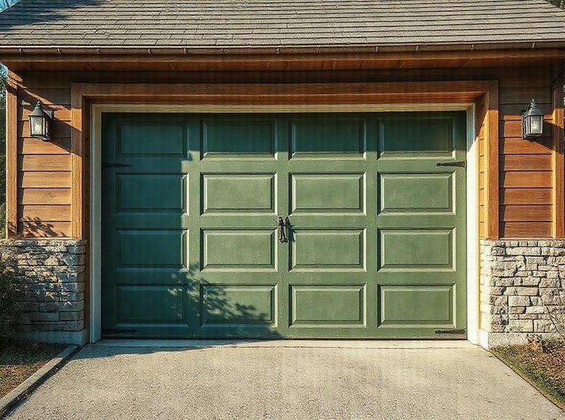 How decorative hardware enhances garage door appearances during repairs